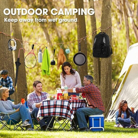 Campsite Storage Strap with 12pc Buckles & 6pc Clo - Picture 6 of 6